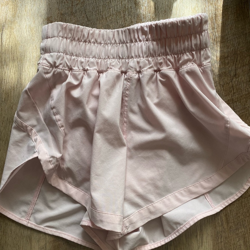 Track That High Rise Lined Short 3” in Strawberry Milkshake